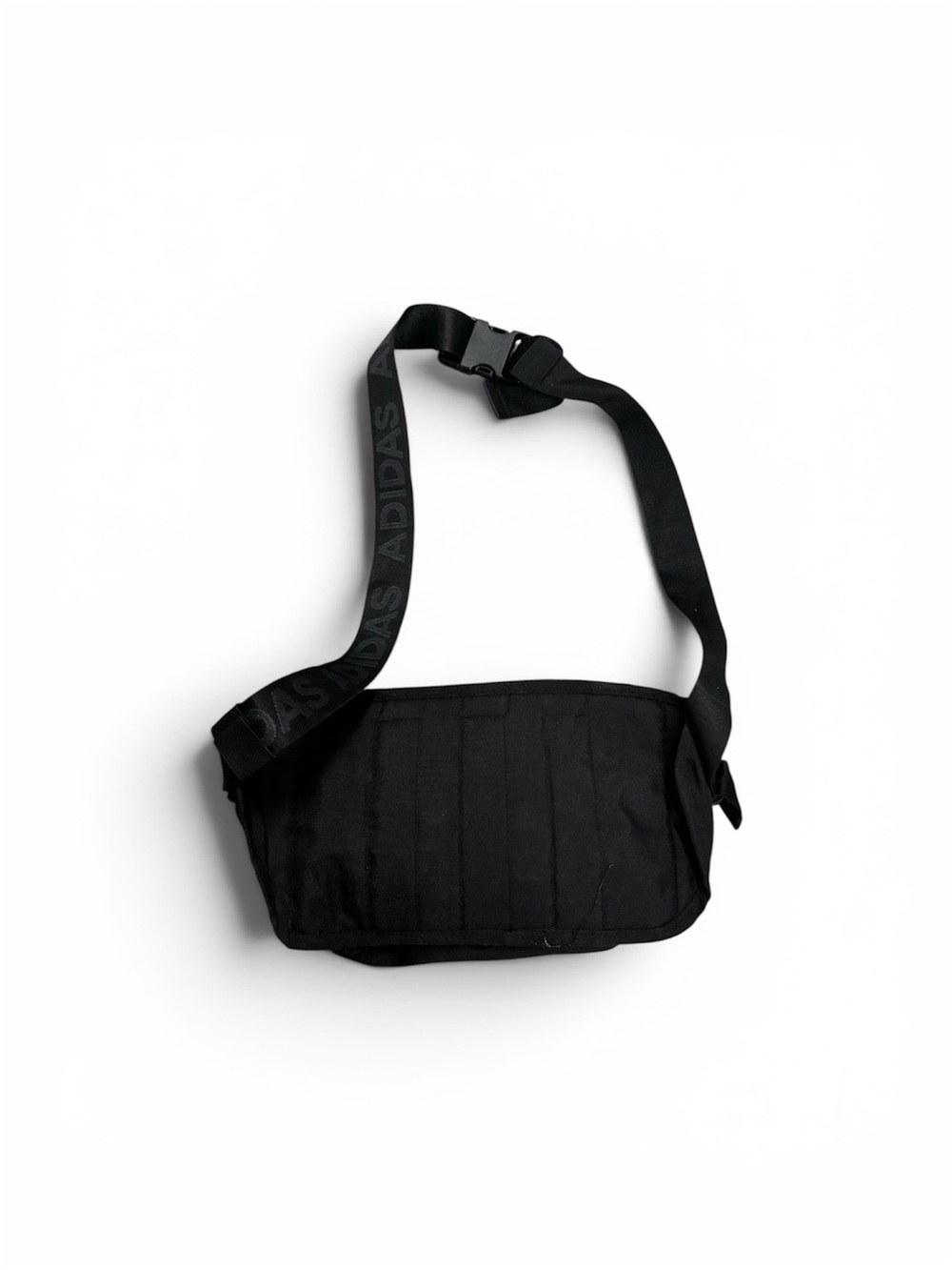 Adidas Black Unisex Waist Pack with Reflective Stripes - Picture 2 of 2